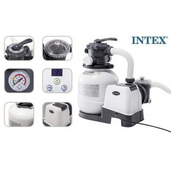 Intex homokszűrős vízforgató 6m3/h 220W 26646
