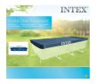 Intex 450x220cm csővázas medencére takarófólia 28039