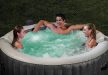 Intex Greywood Deluxe 4 személyes fűthető jakuzzi WIFI okos vezérléssel 28440