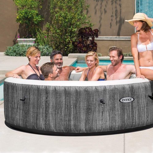 Intex Greywood Deluxe 6 személyes fűthető jakuzzi WIFI okos vezérléssel 28442