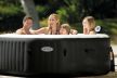Intex PureSpa Bubble JET Octagon jakuzzi 4 személyes masszázsmedence sóbontóval WIFI vezérléssel 28458