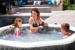 Intex PureSpa Bubble JET Octagon jakuzzi 4 személyes masszázsmedence sóbontóval WIFI vezérléssel 28458