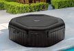 Intex PureSpa Bubble JET Octagon jakuzzi 4 személyes masszázsmedence sóbontóval WIFI vezérléssel 28458